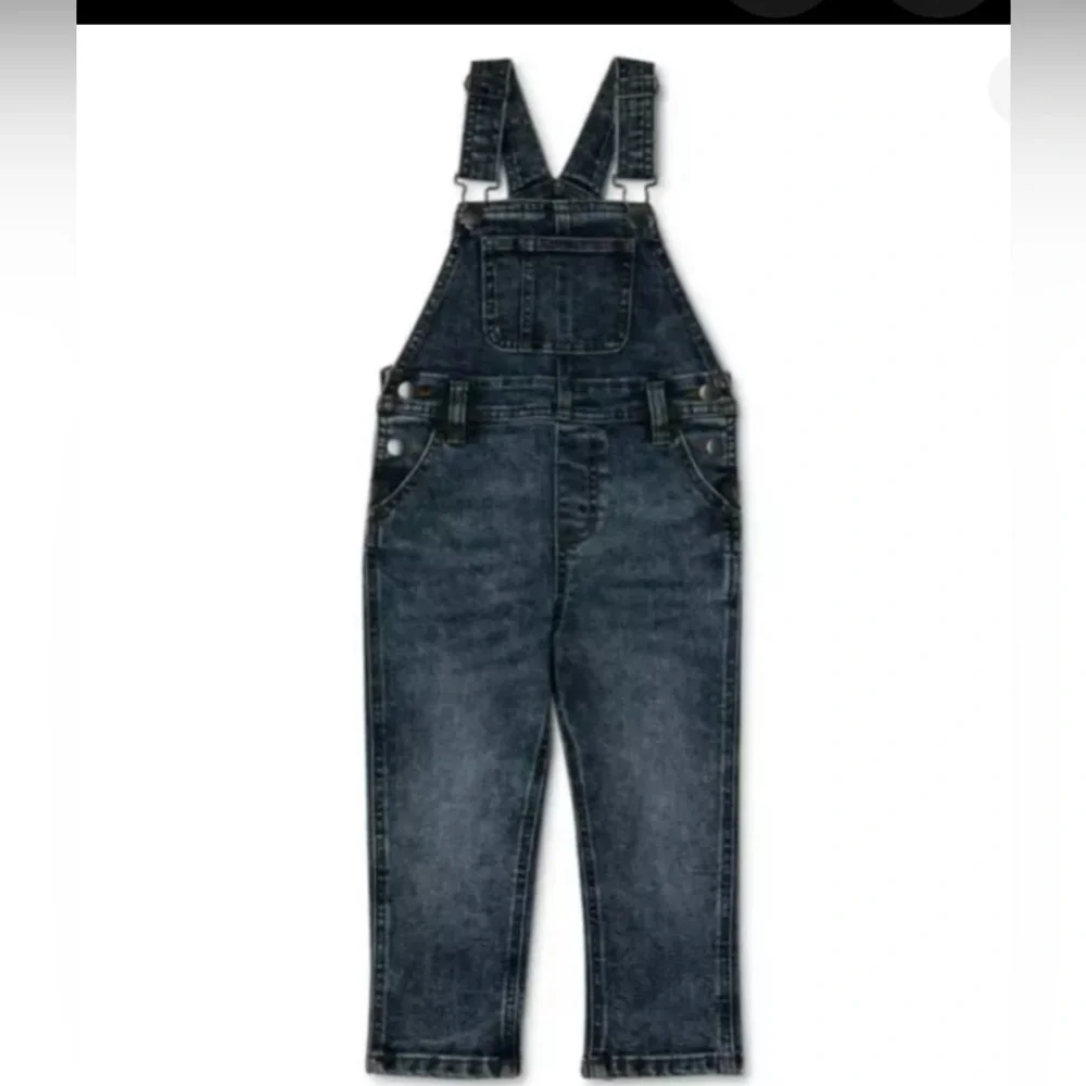 NWOT Adorable Farmer Girls Wonder Nation Toddler Girls Jean Sparkle Overalls 2T